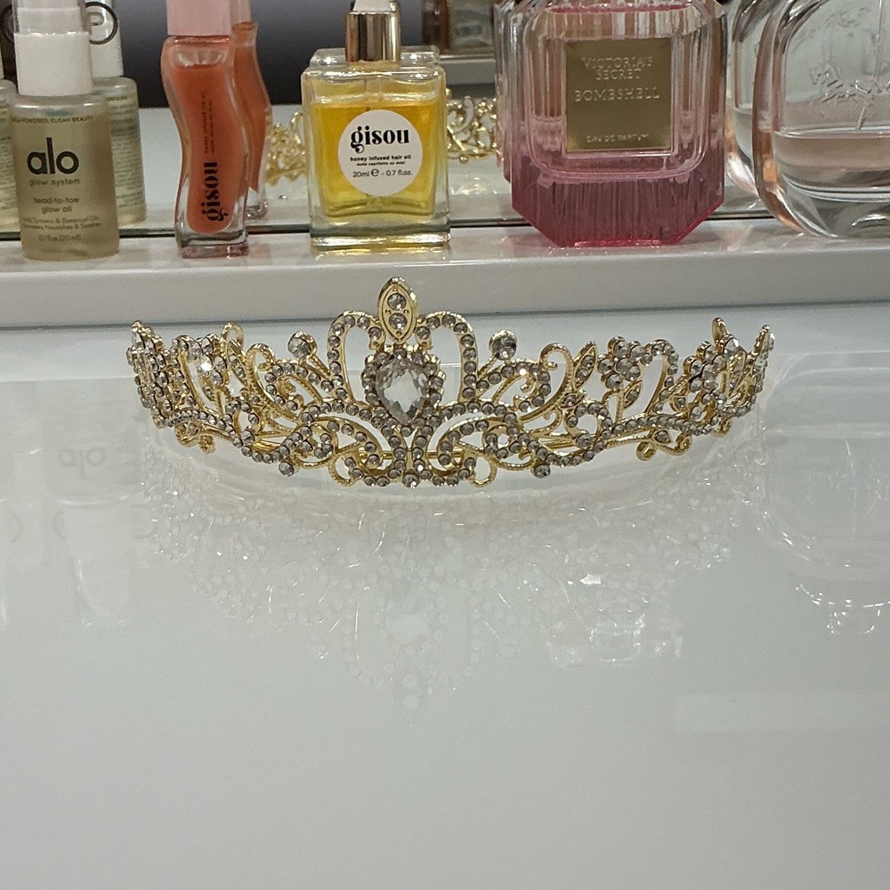 Elegant Gold and Silver Tiara
